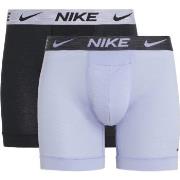 Nike 6P Dri-Fit ReLuxe Boxer Brief Lila/Schwarz Medium Herren