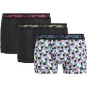 Nike 6P Dri-Fit Ultra Stretch Micro Boxer Schwarz gemustert Polyester ...