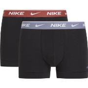 Nike 6P Everyday Cotton Stretch Trunk Schwarz/Rot Baumwolle Small Herr...