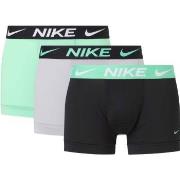 Nike 3P Everyday Essentials Micro Trunks Multi-colour-2 Polyester Medi...