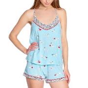 PJ Salvage Short Dalamatian Dog Pyjama Blau Small Damen