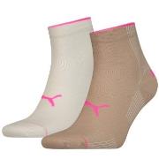 Puma 2P Rib Quarter Sock Beige Gr 35/38 Damen