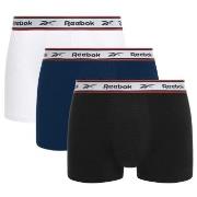 Reebok 3P Barlow Sports Trunk Schwarz/Marine/Weiß Baumwolle Small Herr...