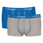 Sloggi 2P For Men Start Hip Grau/Blau Baumwolle Medium Herren