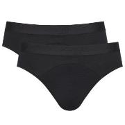 Sloggi 2P Men Ever Soft Brief Schwarz Modal Small Herren