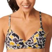 Sloggi Shore Fancy Guppy Bikini Top Schwarz/Gelb S+ Damen