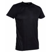 Stedman Active Sports-T For Men Schwarz Polyester Small Herren