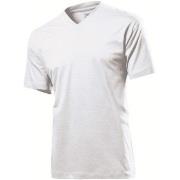 Stedman Classic V-Neck Men T-shirt Weiß Baumwolle Small Herren
