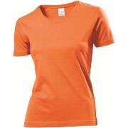 Stedman Classic Women T-shirt Orange Baumwolle Small Damen