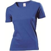 Stedman Classic Women T-shirt Royalblau Baumwolle Small Damen