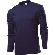 Stedman Comfort-T Long Sleeve Marine Baumwolle Small Herren