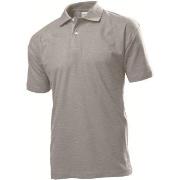 Stedman Polo Men Graumelliert Baumwolle Small Herren