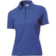 Stedman Polo Women Royalblau Baumwolle Small Damen