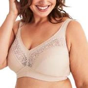 Swegmark BH Cotton Star Soft Bra Beige Baumwolle B 75 Damen