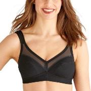 Swegmark BH Net Faitrade Cotton Soft Bra Schwarz Ökologische Baumwolle...