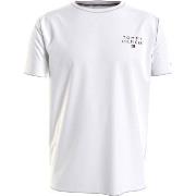 Tommy Hilfiger Cotton Tee Logo T-shirt Weiß Baumwolle Small Herren