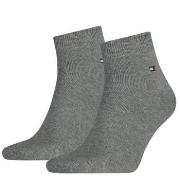 Tommy Hilfiger 2P Men Quarter Sock Grau Gr 39/42 Herren