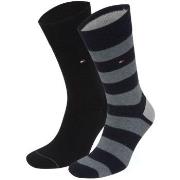 Tommy Hilfiger 2P Men Rugby Sock Schwarz Gr 39/42 Herren