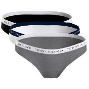 Tommy Hilfiger 3P Recycled Essentials Bikini Schwarz/Grau Small Damen