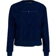 Tommy Hilfiger Tonal Logo Lounge Sweatshirt Dunkelblau Small Damen