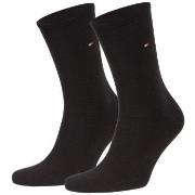 Tommy Hilfiger 2P Women Classic Casual Socks Schwarz Gr 39/42 Damen