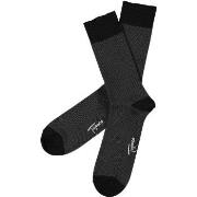 Topeco Men Sock Mercerized Cotton Dots Schwarz Gr 41/45 Herren