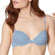 Triumph Mix and Match Padded Bikini Bra Blau/Weiß B 42 Damen