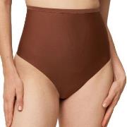 Triumph Shape Smart Highwaist Thong Braun Small Damen