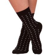 Trofe Bamboo Small Dot Socks Schwarz Gr 39/42 Damen