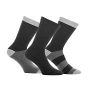 WESC 3P Socks Schwarz/Grau Gr 39/42