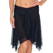 Wiki Basic Beach Skirt Schwarz Polyester Small Damen