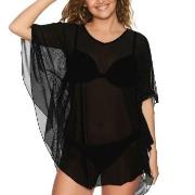 Wiki Rhodos Beach Poncho Schwarz Nylon L/XL Damen