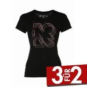 Björn Borg Wynnie T-shirt Schwarz Polyester Small Damen