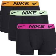 Nike 3P Everyday Essentials Micro Trunks Schwarz/Rosa Polyester Small ...