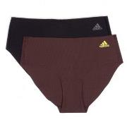 adidas 2P Brazilian Cheeky Hipster Schwarz/Braun Small Damen