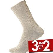 Egtved Cotton No Elastic Socks Beige Gr 45/48 Herren