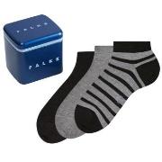 Falke 3P Ankle Sock Happy Box Grau Baumwolle Gr 39/42