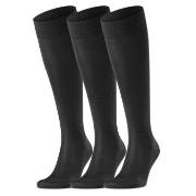 Falke 3P Tiago Knee-high Schwarz Baumwolle Gr 43/44 Herren