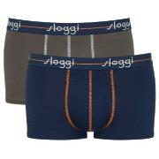 Sloggi 2P For Men Start Hip Marine/Grau Baumwolle Large Herren