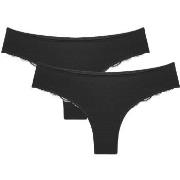 Triumph 2P Lovely Micro Brazilian String Schwarz Polyester Small Damen