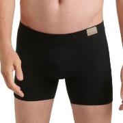 Sloggi 2P Men GO Natural Short Schwarz Baumwolle Small Herren