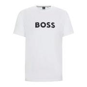 BOSS T Shirt RN Weiß Baumwolle Small Herren