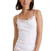 Calida Cotton Desire Spaghetti Top Weiß Baumwolle Small Damen