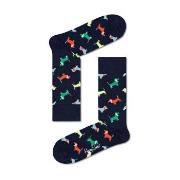 Happy Socks Puppy Love Sock Blau Muster Baumwolle Gr 41/46