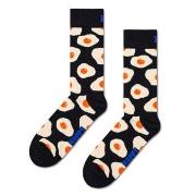 Happy Socks Sunny Side Up Sock Schwarz Baumwolle Gr 36/40