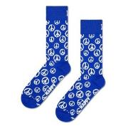 Happy Socks Peace Sock Blau Baumwolle Gr 41/46