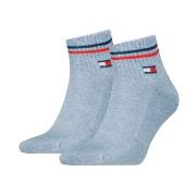Tommy Men Uni TJ Iconic Quarter Socks 2P Hellblau Gr 39/42 Herren