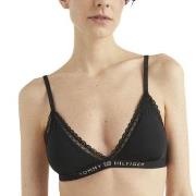 Tommy Hilfiger BH Lace Unlined Triangle Bra Schwarz Small Damen