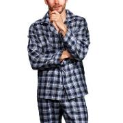 Topeco Mens Cotton Pyjama Marine Baumwolle Small Herren