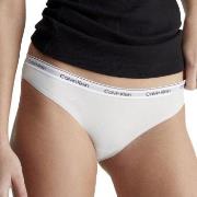 Calvin Klein Modern Logo Bikini Brief Weiß Baumwolle Small Damen